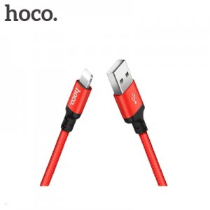Dátový kábel HOCO X14 iPhone Lightning červený - 2 metre