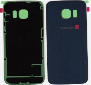 Samsung G925 Galaxy S6 Edge kryt batérie + lepidlo čierny (tmavomodrý)