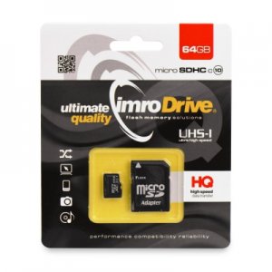 Paměťová karta micro SD IMRO 64GB Class 10 Blistr