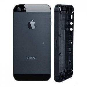 Kryt batérie + stred iPhone 5 originálna farba čierna