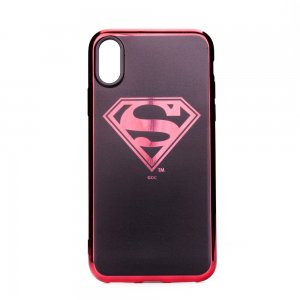 Puzdro iPhone XS MAX (6,5) Superman Luxury Chrome vzor 004