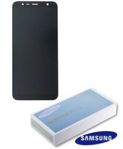 Dotykový panel Samsung J415 Galaxy J4 PLUS (2018), J610 Galaxy J6 PLUS (2018) + LCD čierny servisný balík - originálny