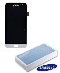 Dotykový panel Samsung J320 Galaxy J3 (2016) + LCD biely servisný balíček - originálny