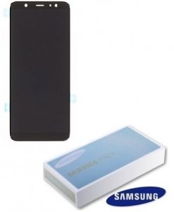 Dotykový panel Samsung A605 Galaxy A6 PLUS (2018) + LCD čierny Servisný balík - originálny
