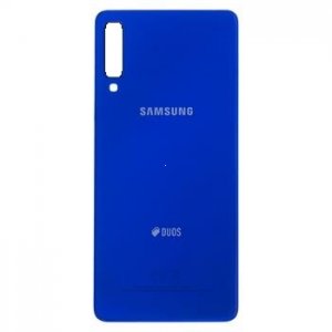Samsung A750 Galaxy A7 (2018) kryt batérie + lepidlo + sklo fotoaparátu modré