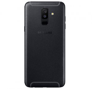 Samsung A605 Galaxy A6 PLUS kryt batérie + bočné tlačidlá + flexy + sklo fotoaparátu - farba čierna