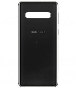Samsung G973 Galaxy S10 kryt batérie + lepidlo + sklo fotoaparátu čierne