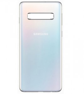 Samsung G975 Galaxy S10+ kryt batérie + lepidlá + sklo fotoaparátu biela