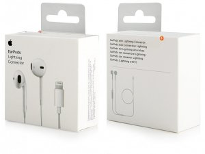 iPhone MMTN2ZM/A lightning konektor EarPods (blistr) bílá originál