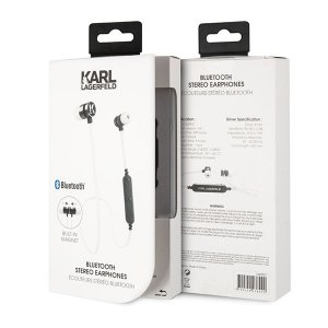 Bluetooth headset KARL LAGERFELD CGBTE07 barva bílá