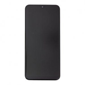 Dotykový panel Samsung A202 Galaxy A20E + LCD + rámček čierny Servisný balík - originál