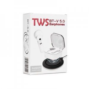Bluetooth headset TWS EP-002 barva bílá