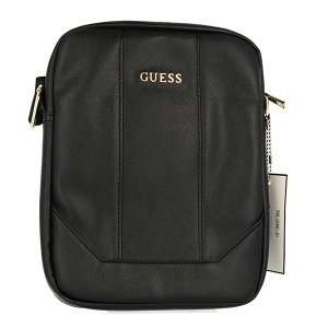 Tablet Bag Guess, velikost 10" - Saffiano, barva černá