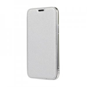Pouzdro Electro Book iPhone 11 (6,1), barva stříbrná