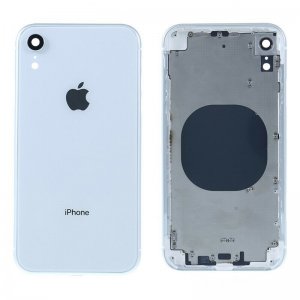 Kryt batérie + stredový iPhone XR originálnej farby biely