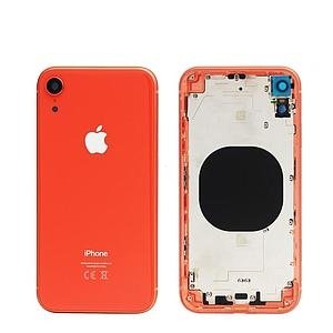Kryt batérie + stredný iPhone XR originálnej koralovej farby
