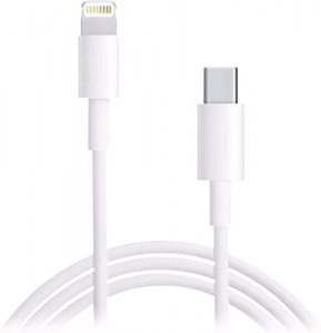 Dátový kábel USB TYPE C / Lightning farba biela