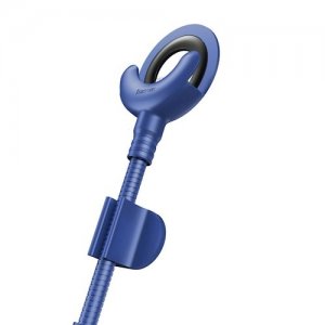 Dátový kábel Baseus s držiakom, konektor Lightning, modrý