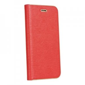 Pouzdro LUNA Book iPhone 12, 12 Pro barva červená