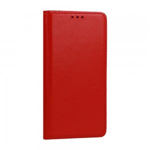 Pouzdro Book Leather Special iPhone 12, 12 Pro, barva červená
