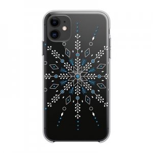 Zimné puzdro na iPhone 11 Pro (5,8), vzor snehovej vločky