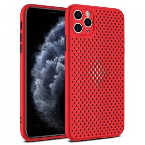 Pouzdro Breath Case iPhone 12 Mini (5,4), barva červená