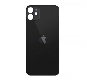 Kryt batérie iPhone 11 farba čierna - väčší otvor