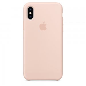 Silicone Case iPhone X, XS pink sand (blistr)
