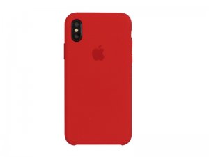 Silikónové puzdro iPhone X, XS červené (blister)