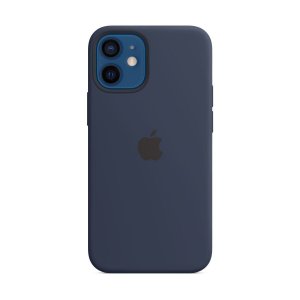 Silikónové puzdro iPhone 12 mini Deep Navy (blister)