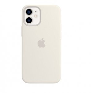 Silicone Case iPhone 12, 12 PRO white (blistr) - MagSafe