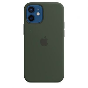 Silicone Case iPhone 12, 12 PRO cyprus green (blistr) - MagSafe