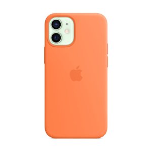 Silikónové puzdro iPhone 12, 12 PRO kumquat (blister) - MagSafe