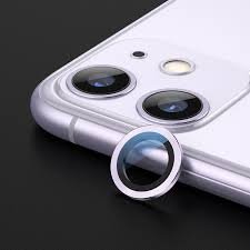 Sklo zadného fotoaparátu iPhone 11 + rámček fialový