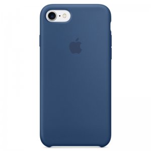 Silicone Case iPhone 7, 8, SE (2020) ocean blue (blistr)