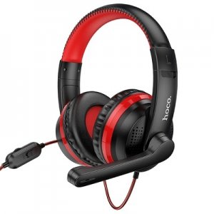Slúchadlá Bluetooth HOCO W103 Gaming, farba červená