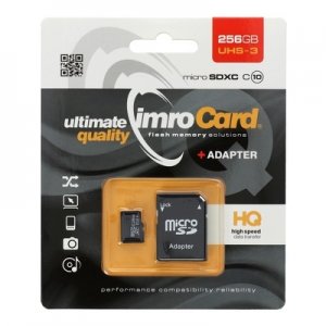Pamäťová karta Micro SD IMRO 256 GB Class 10, UHS 3