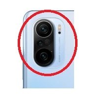 Sklíčko zadní kamery Xiaomi Mi 11i