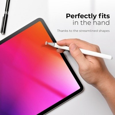 Dotykové pero (stylus) kapacitní pro telefony a tablety, barva bílá