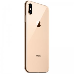 Kryt batérie + stredový iPhone XS MAX originálnej zlatej farby