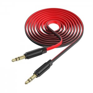 Kabel AUX HOCO (UPA16) Jack 3,5mm - 2m, barva červená