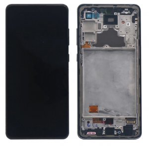 Dotykový panel Samsung A726, A725 Galaxy A72 5G, A72 + LCD čierny Servisný balík - originálny
