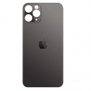 Kryt batérie iPhone 12 PRO farba čierna - väčší otvor
