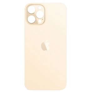 Kryt baterie iPhone 12 PRO MAX gold - Bigger Hole