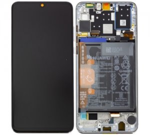 Dotykový panel Huawei P30 LITE (MAR-LX1A) + LCD čierny (SERVISNÝ BALÍK)