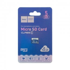 Paměťová karta micro SD HOCO 4GB Class 10 (USB 3.0) High Speed Blistr