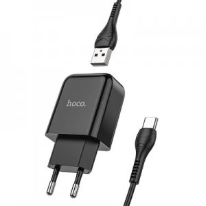 Cestovní nabíječ HOCO N2 Vigour USB Typ C 2A, barva černá