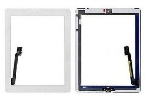 Touchpad Apple iPad 3, 4 biely originál + tlačidlo HOME + lepidlo