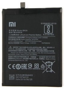 Baterie Xiaomi BN36 3010mAh - Mi A2 - bulk