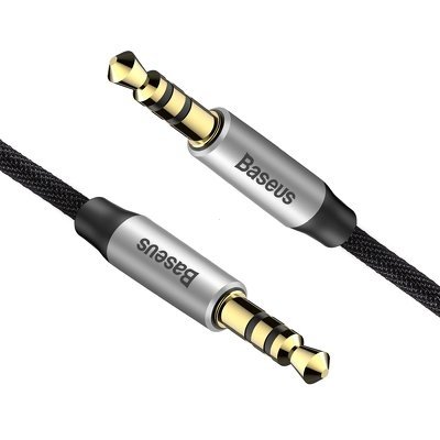Kabel AUX Baseus M30, Jack 3,5mm, 1m, barva černá